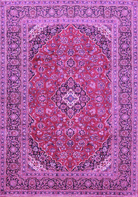 Medallion Purple Traditional Rug, tr49pur