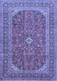 Medallion Blue Traditional Rug, tr49blu