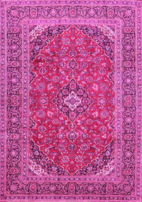 Medallion Pink Traditional Rug, tr49pnk