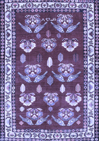 Animal Blue Traditional Rug, tr4blu