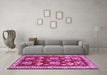 Machine Washable Animal Purple Traditional Area Rugs in a Living Room, wshtr4pur