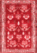 Animal Red Traditional Area Rugs