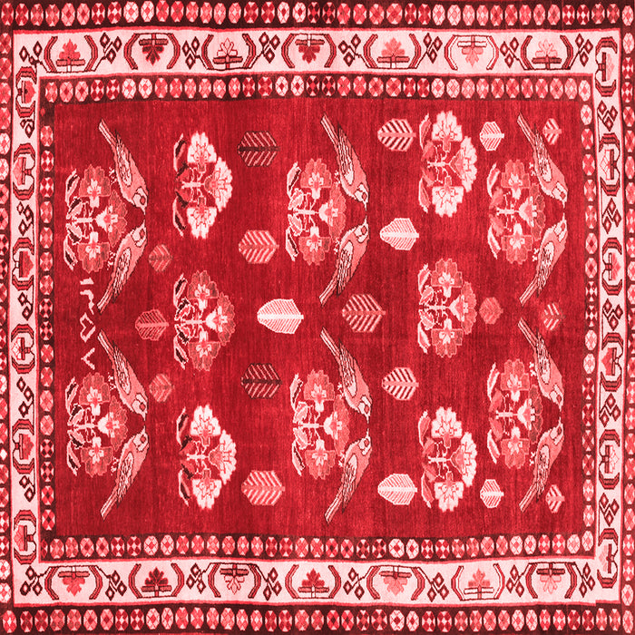 Animal Red Traditional Rug, tr4red