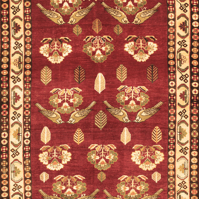 Animal Brown Traditional Rug, tr4brn