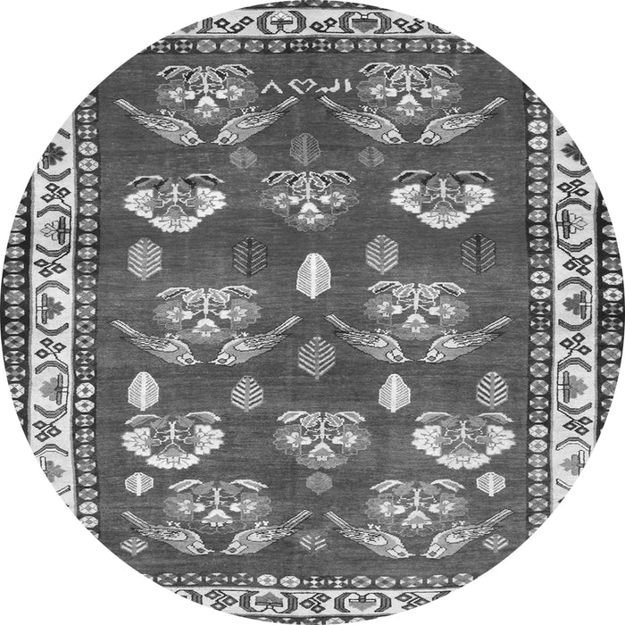 Square Animal Gray Traditional Rug, tr4gry