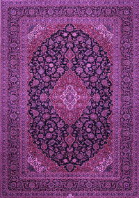 Medallion Purple Traditional Rug, tr500pur