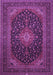 Medallion Purple Traditional Rug, tr500pur