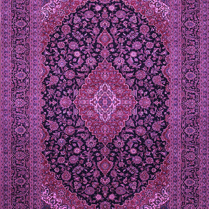 Medallion Purple Traditional Rug, tr500pur