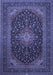 Medallion Blue Traditional Rug, tr500blu