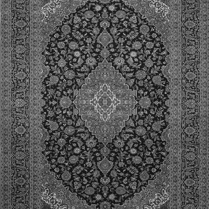 Medallion Gray Traditional Rug, tr500gry