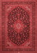 Medallion Red Traditional Area Rugs