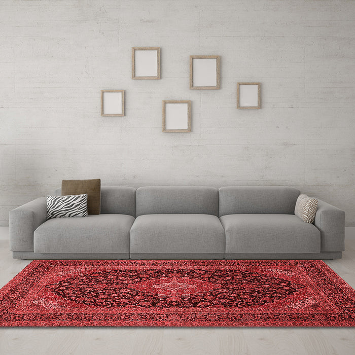Traditional Red Washable Rugs