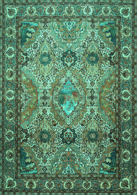 Persian Turquoise Traditional Rug, tr501turq