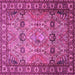 Square Persian Pink Traditional Rug, tr501pnk