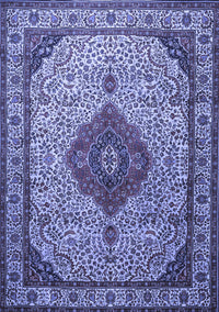 Medallion Blue Traditional Rug, tr502blu