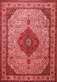 Medallion Red Traditional Rug, tr502red