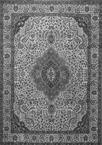 Medallion Gray Traditional Rug, tr502gry