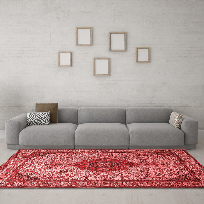 Traditional Red Washable Rugs