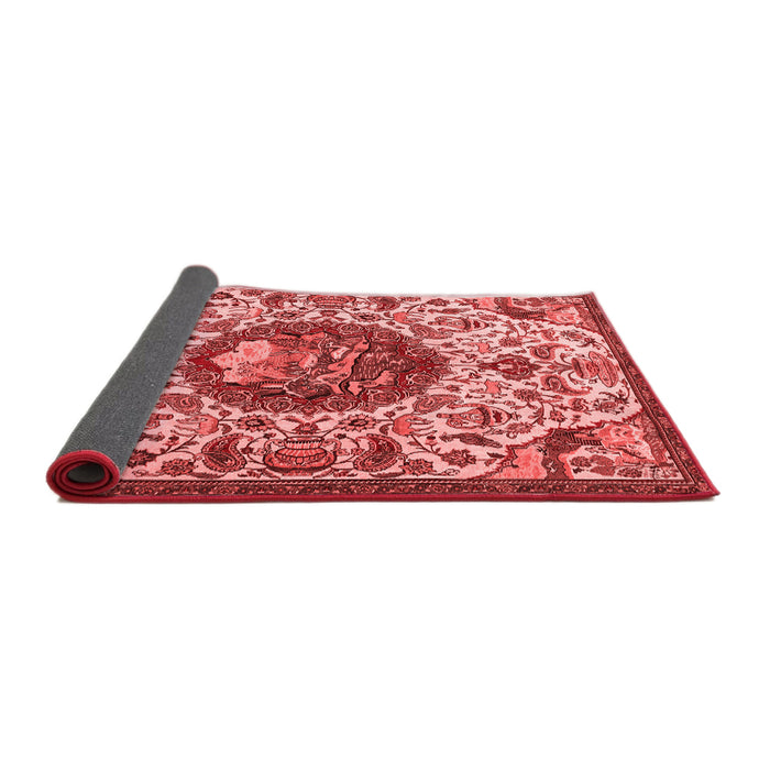 Animal Red Traditional Area Rugs