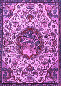 Animal Purple Traditional Rug, tr503pur