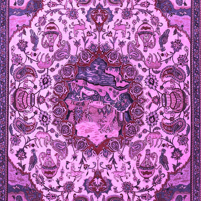 Animal Purple Traditional Rug, tr503pur