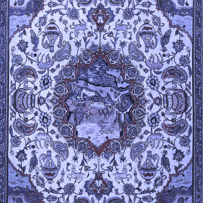 Animal Blue Traditional Rug, tr503blu
