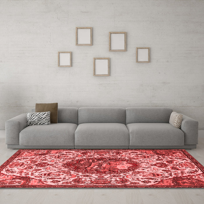 Traditional Red Washable Rugs