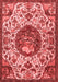 Animal Red Traditional Area Rugs