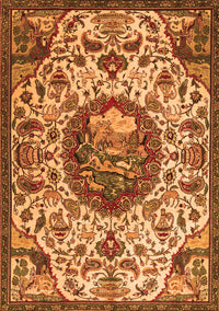 Animal Orange Traditional Rug, tr503org