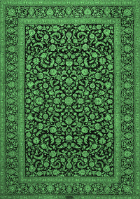 Persian Emerald Green Traditional Rug, tr504emgrn