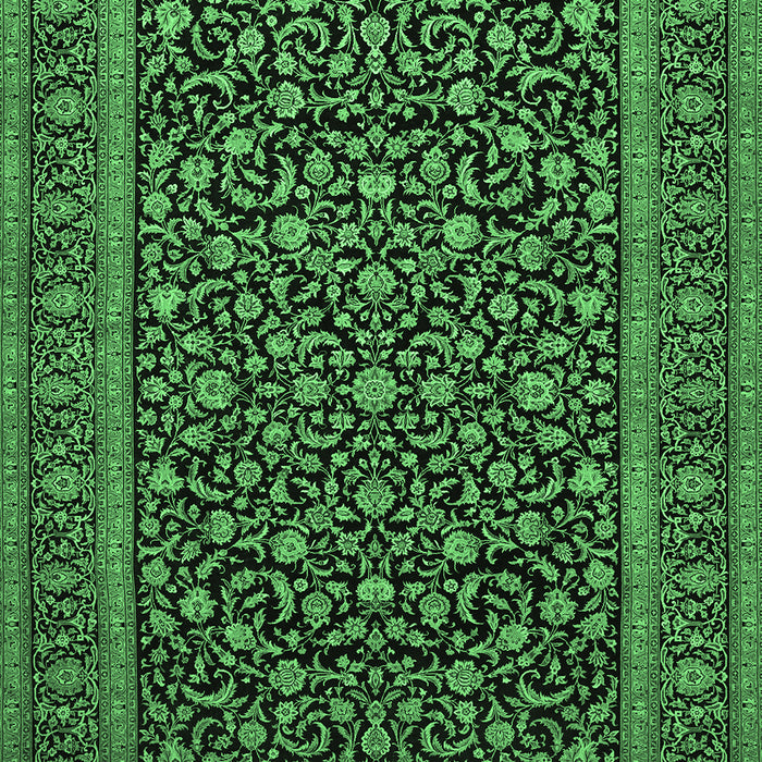 Persian Emerald Green Traditional Rug, tr504emgrn