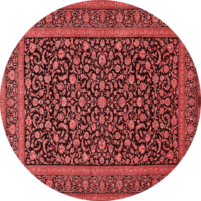 Machine Washable Persian Red Traditional Rug, wshtr504red