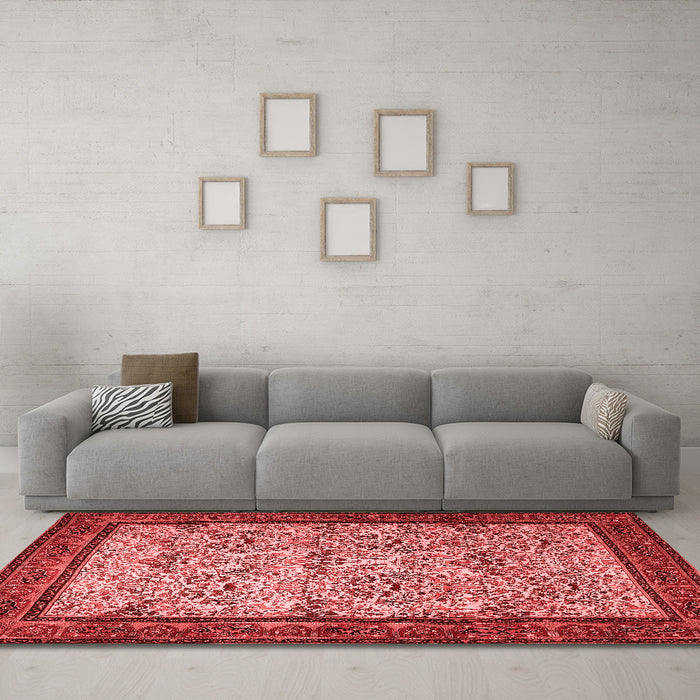 Traditional Red Washable Rugs