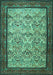 Persian Turquoise Traditional Rug, tr505turq