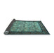 Sideview of Persian Light Blue Traditional Rug, tr505lblu