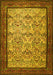 Machine Washable Persian Yellow Traditional Rug, wshtr505yw