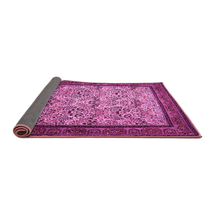 Sideview of Persian Pink Traditional Rug, tr505pnk