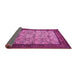 Sideview of Persian Pink Traditional Rug, tr505pnk