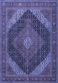 Medallion Blue Traditional Rug, tr506blu