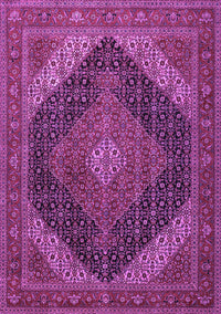 Medallion Purple Traditional Rug, tr506pur