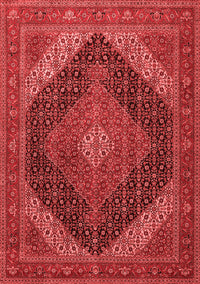 Medallion Red Traditional Rug, tr506red