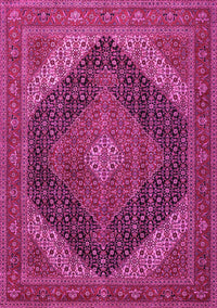 Medallion Pink Traditional Rug, tr506pnk