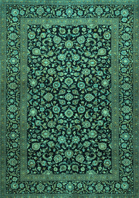 Persian Turquoise Traditional Rug, tr507turq