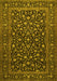 Persian Yellow Traditional Rug, tr507yw
