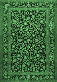 Persian Emerald Green Traditional Rug, tr507emgrn