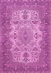 Medallion Pink Traditional Rug, tr508pnk