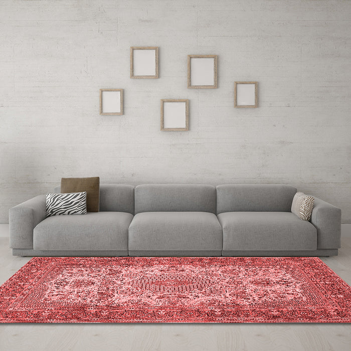 Traditional Red Washable Rugs
