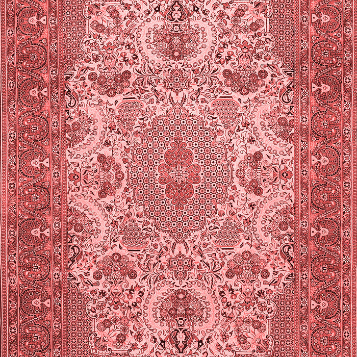 Medallion Red Traditional Area Rugs