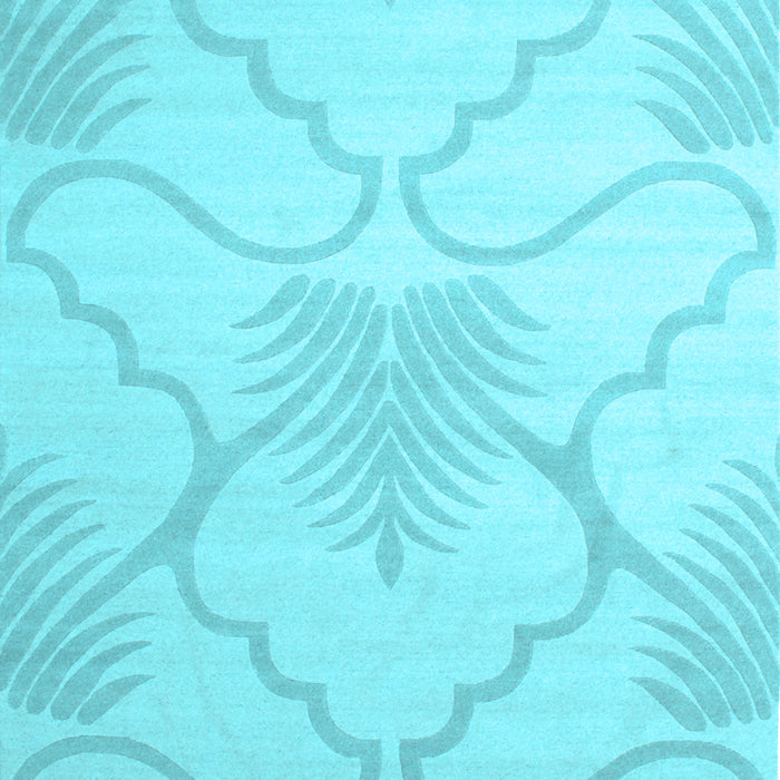 Machine Washable Persian Light Blue Traditional Rug, wshtr509lblu