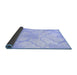 Sideview of Persian Blue Traditional Rug, tr509blu